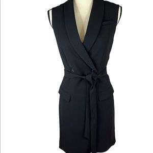 H&M Black Tailored Vest Size 4
